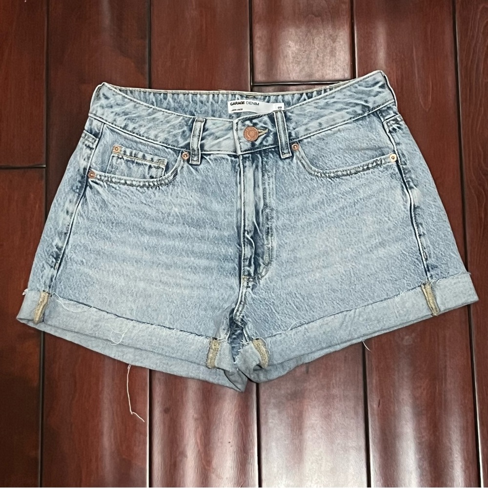 Garage Denim Mom Shorts